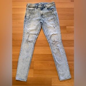 PacSun Los Angeles Mens Indigo Comfort Stretch Stacked Skinny Jeans Tag Sz 32x32